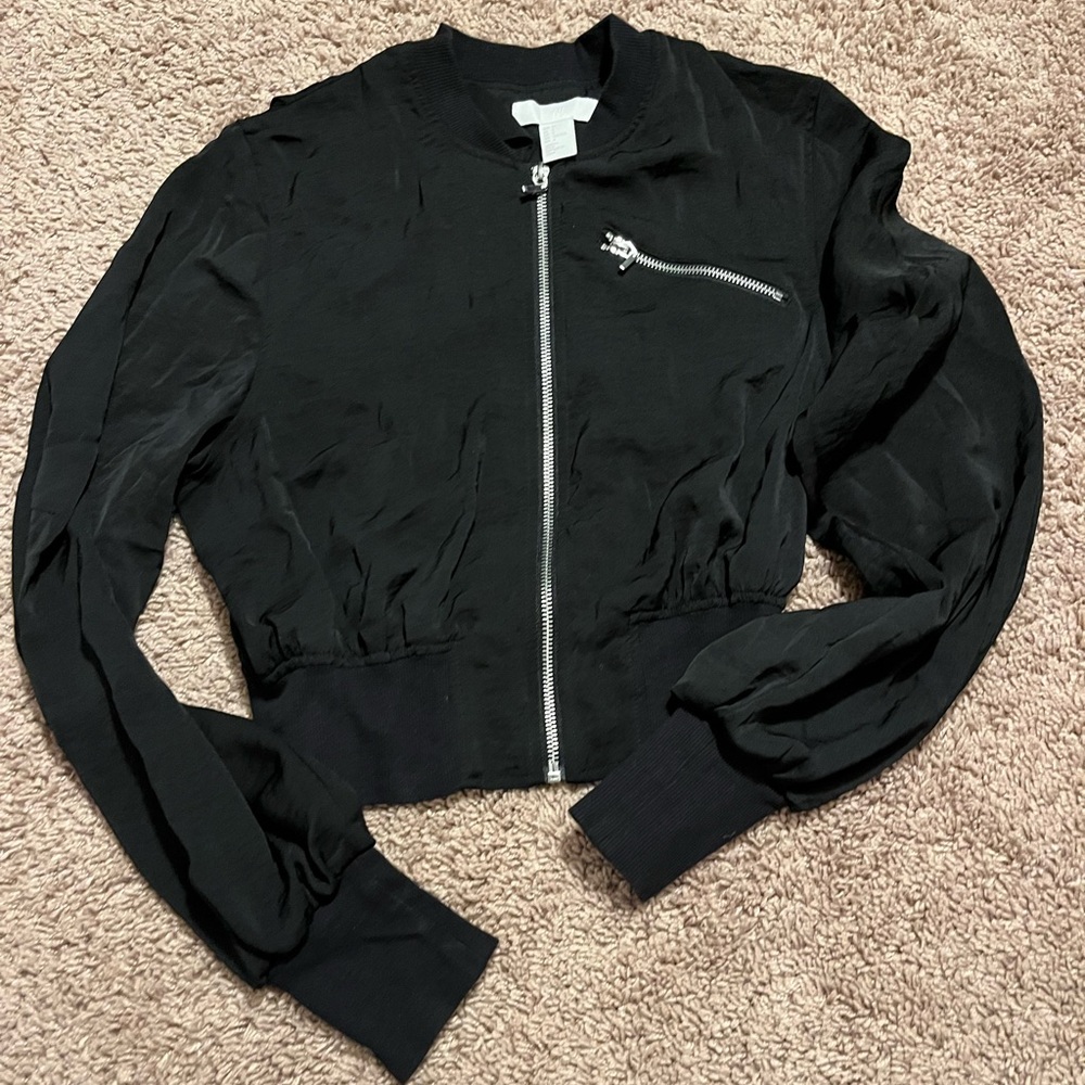 Biker crop jacket